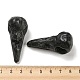 Pendentifs en quartz noir druzy naturel G-M417-06K-3