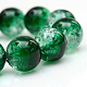 Cuisson peints en verre craquelé brins de perles X-CCG-S001-10mm-19-1
