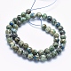 Brins de perles naturelles azurite k2 pierres G-K256-31-8mm-2