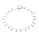304 colliers pendentif feuille en acier inoxydable NJEW-JN03293-04-1