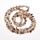 Natural Agate Chip Bead Strands X-G-M205-44-2