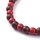 Эластичные браслеты из натуральных бусин из палисандра BJEW-JB04662-03-3