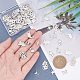 UNICRAFTALE About 84Pcs Monkey & Rabbit & Bear with Heart & Dolphin & Starfish & Butterfly 6 Mixed Animal Shapes Pendants 304 Stainless Steel Charms Hypoallergenic Laser Cut Pendants for DIY Jewelry STAS-UN0026-84-2