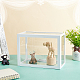 Plastique ABS olycraft avec vitrine pour figurines en verre transparent ODIS-OC0001-68-5