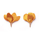 アイアン製ビッグサイズペンダントトップ  絹糸で  花  ゴールドカラー  ミックスカラー  55~60x35~46mm  穴：3mm IFIN-G081-B-3