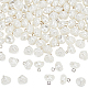 Wadorn 100 pieza de botones de plástico de imitación de perlas FIND-WR0010-12-1