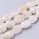 Electroplated Natural Quartz Crystal Beads Strands G-P150-13x18mm-01-1