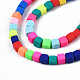 Handmade Polymer Clay Beads Strands CLAY-N008-061-10-3