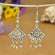 Tibetan Style Chandelier Earrings EJEW-JE00538-01-1