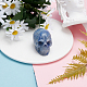Sunnyclue decorazioni per la casa di avventurina blu naturale di halloween DJEW-SC0001-03A-4