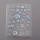 Wasserfeste transparente Kunststoffaufkleber DIY-E015-27N-1
