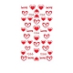 San valentino 5d amore nail art decalcomanie MRMJ-R109-Z-D4363-03-1