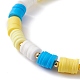 Handgefertigte geflochtene Perlenarmbänder aus Polymer-Ton BJEW-TA00043-30