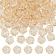 Nbeads 100 pcs perles de fleurs en acrylique transparent TACR-NB0001-26-1