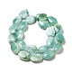 Brins de perles de verre naturel G-I247-34C-3