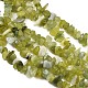 Natürliche Jade Chip Perlen Stränge&nbsp;G-B160-B02-4