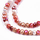 Chapelets de perles en verre opaques GLAA-T006-12C-3