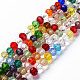 Chapelets de perles en verre à facettes GLAA-S197-001B-B01-1