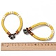 Bracelets tissés unisexes à la mode en ficelle de jute BJEW-L255-10-3