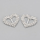 Laiton strass boucles RB-S048-01P-1