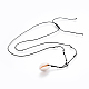 Cordón de nylon trenzado colgante collares NJEW-JN02260-1