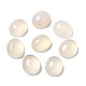 Cabuchones blancos naturales de ágata G-H301-01-1