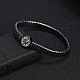 Messing Micro Pave Zirkonia Perlen Armbänder BJEW-P240-H04-1