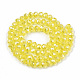 Electroplate Glass Beads Strands EGLA-A034-T8mm-B21-2