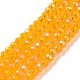 Electroplate Glass Beads Strands EGLA-A034-T6mm-L11-1
