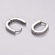 304 Stainless Steel Huggie Hoop Earrings EJEW-E192-04P-1