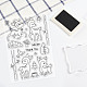 GLOBLELAND Forest Deer Clear Stamps Cute Animals Silicone Clear Stamp Seals for Cards Making DIY Scrapbooking Photo Journal Album Decoration DIY-WH0167-56-744-3