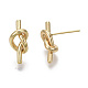 Brass Stud Earrings X-KK-R132-061-NF-3