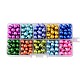 1Box 10 Color Baking Painted Drawbench Glass Beads GLAA-X0011-05-8mm-2