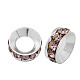 Brass Rhinestone Spacer Beads RB-A020-9mm-10S-1