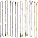 UNICRAFTALE about 12.7cm 10pcs Bracelet Chain for Jewelry Making STAS-UN0001-29-1