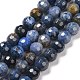 Natural Dumortierite Beads Strands G-E571-06A-1