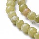 Natürliche chinesische Jade Perlen Stränge G-G735-38-4mm-3