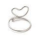 201 Stainless Steel Wrapped Fing Rings for Women STAS-K247-03P-2