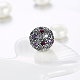 925 Sterling Silver Cubic Zirconia European Beads STER-BB16504-5