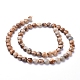 Chapelets de perles en jaspe avec images naturelles G-L538-022-3
