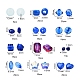 Kits de fabricación de joyas de pulsera serie azul diy DIY-YW0002-66-2