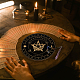 AHANDMAKER Crescent Moon Pentacle Pendulum Board DIY-GA0003-53B-4