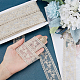 Polyester Hollow Embroidered Lace Trim OCOR-WH0079-13A-3