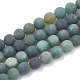 Chapelets de perles en agate mousse naturelle G-T106-020-1