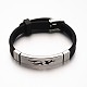 PU Leather Cord Bracelets BJEW-L503-01-1