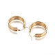304 Stainless Steel Geometric Hoop Earrings for Women Girls STAS-D171-18G-2