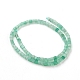 Natürlichen grünen Aventurin Perlen Stränge G-F631-K04-2