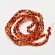 Crackle Glass Beads Strands X-CCG-Q002-6mm-10-2