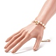 Bracelets réglables en perles de perles naturelles BJEW-JB06531-01-3