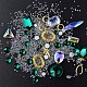 Strass pointu & cristal strass AB & petites perles de caviar MRMJ-K001-49-02-1